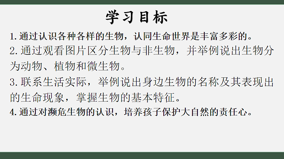 初中 生物 济南版（2024） 七年级上册1.1.1 生物具有基本的生命特征 课件第2页