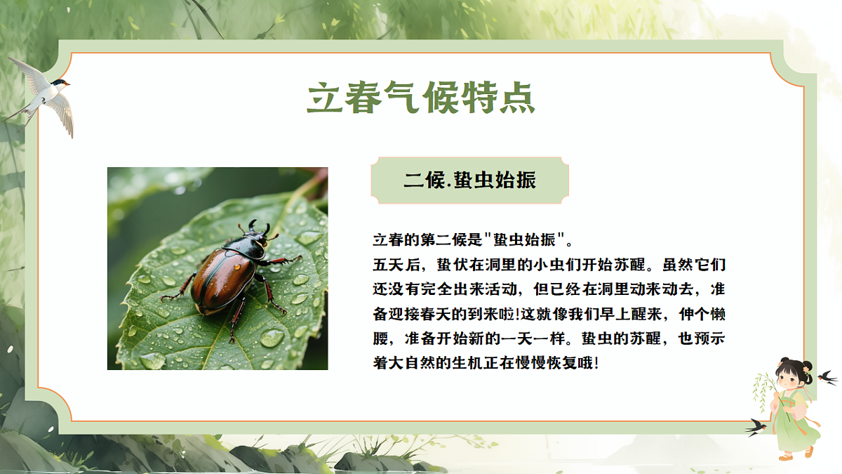 中国传统二十四节气主题班会之立春-2025-2026学年高二上学期主题班会课件第8页