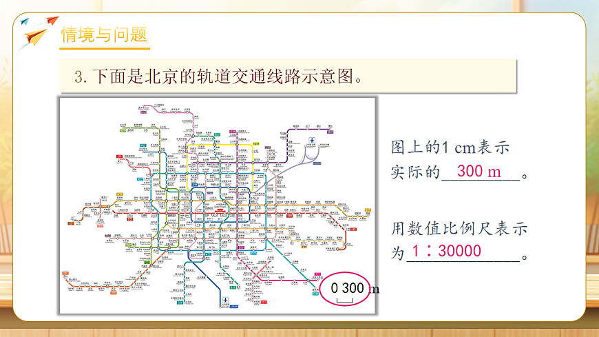【任务型备课】人教版六年级下册-4.7 比例尺（二）（课件）第6页