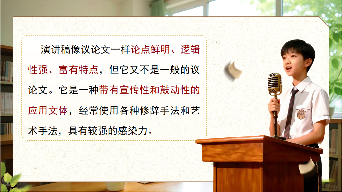 第四单元 任务二 撰写演讲稿  课件    2025-2026学年统编版语文八年级下册第6页