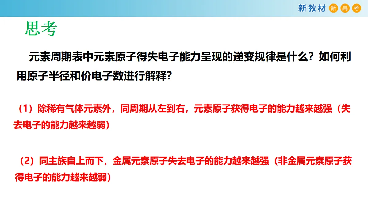 2025-2026学年高二下学期化学人教版（2019）选择性必修2课件1.2.原子结构与元素的性质第3课时第2页