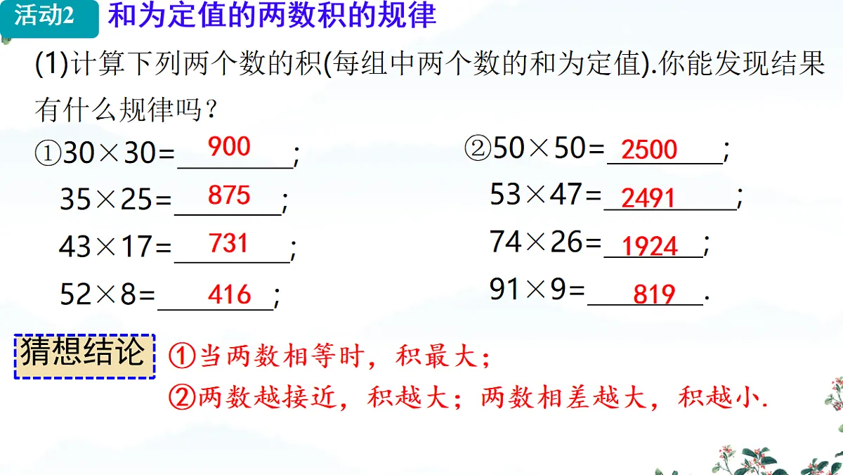 第十六章 整式的乘法 数学活动 课件 2025-2026学年人教版数学八年级上册第7页