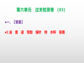 （新）部编版二年级语文下册第六单元过关检测卷（03）A3（原卷版+解析版）+PPT（参考答案课件）