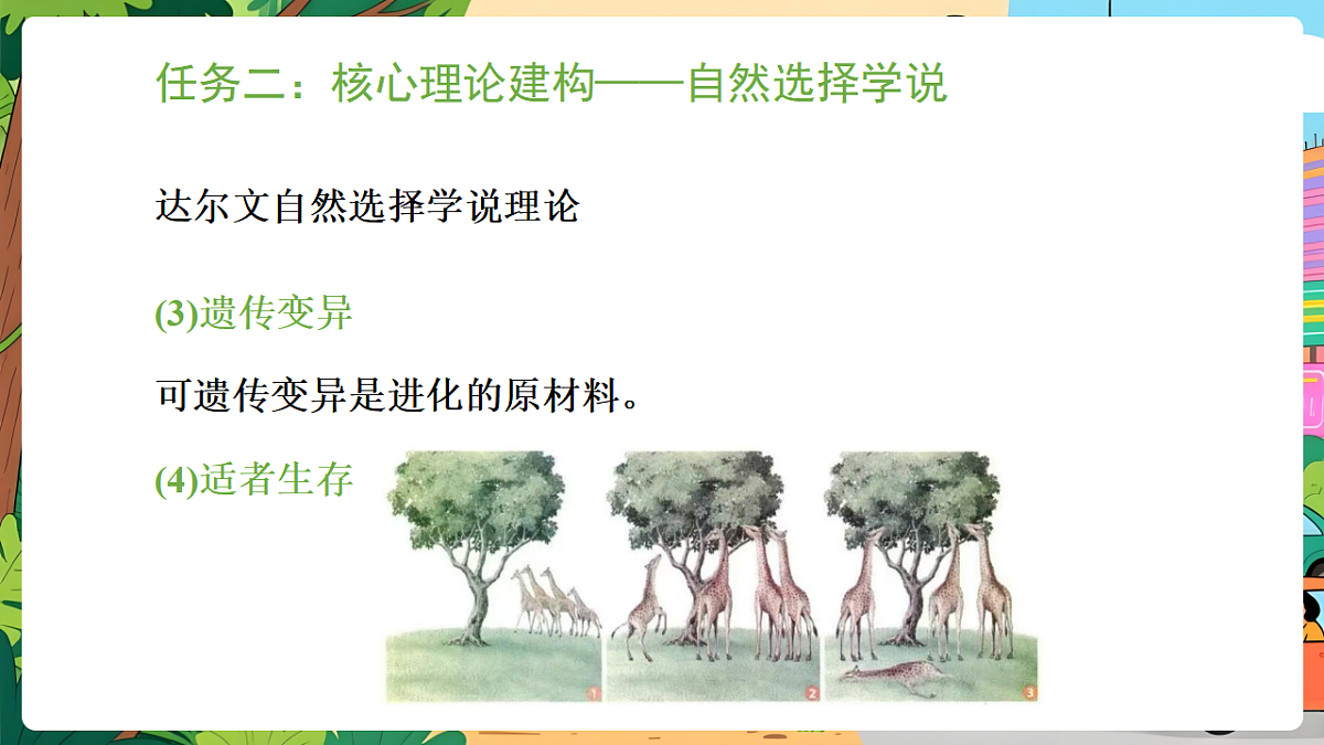 冀少版（2024）生物八年级下册 6.3.3 生物进化的原因 （课件）第7页
