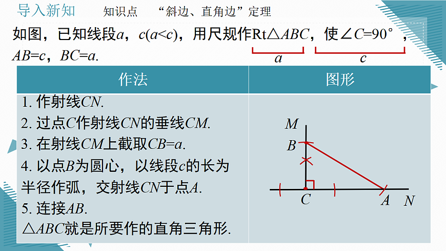 2026学年新北师大版初中数学八年级下册第一章3.直角三角形（第2课时）课件pptx第6页