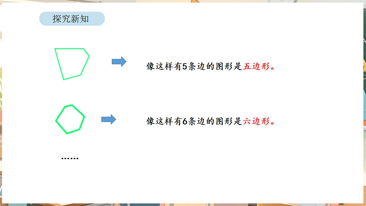 3.1 认识多边形及长方形、正方形的特点第8页
