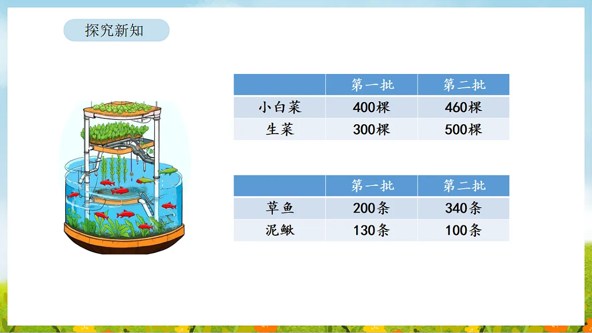 2026年北师大数学二年级下册 6.1 鱼菜共生（课件）第5页
