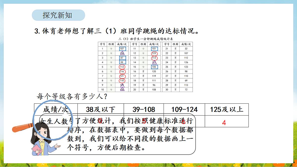 2026年人教版数学三年级下册 5.3 数据的收集与整理（3）（课件）第8页