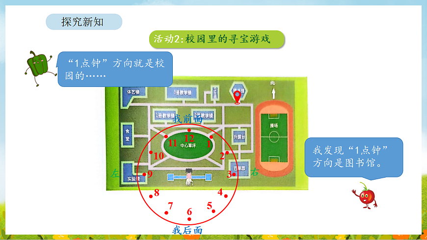 2026年苏教版数学三年级下册 寻找“宝藏” 第2课时 校园里的寻宝游戏（课件）第8页