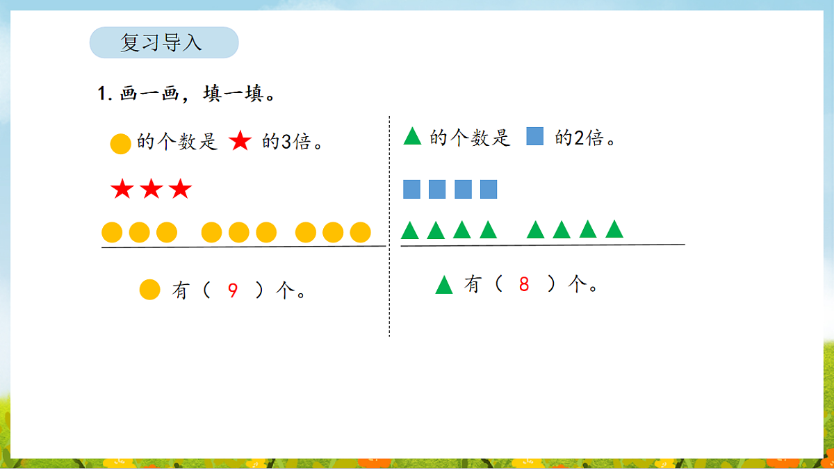 2026年苏教版数学二年级下册 2.3  求一个数是另一个数的几倍（课件）第3页