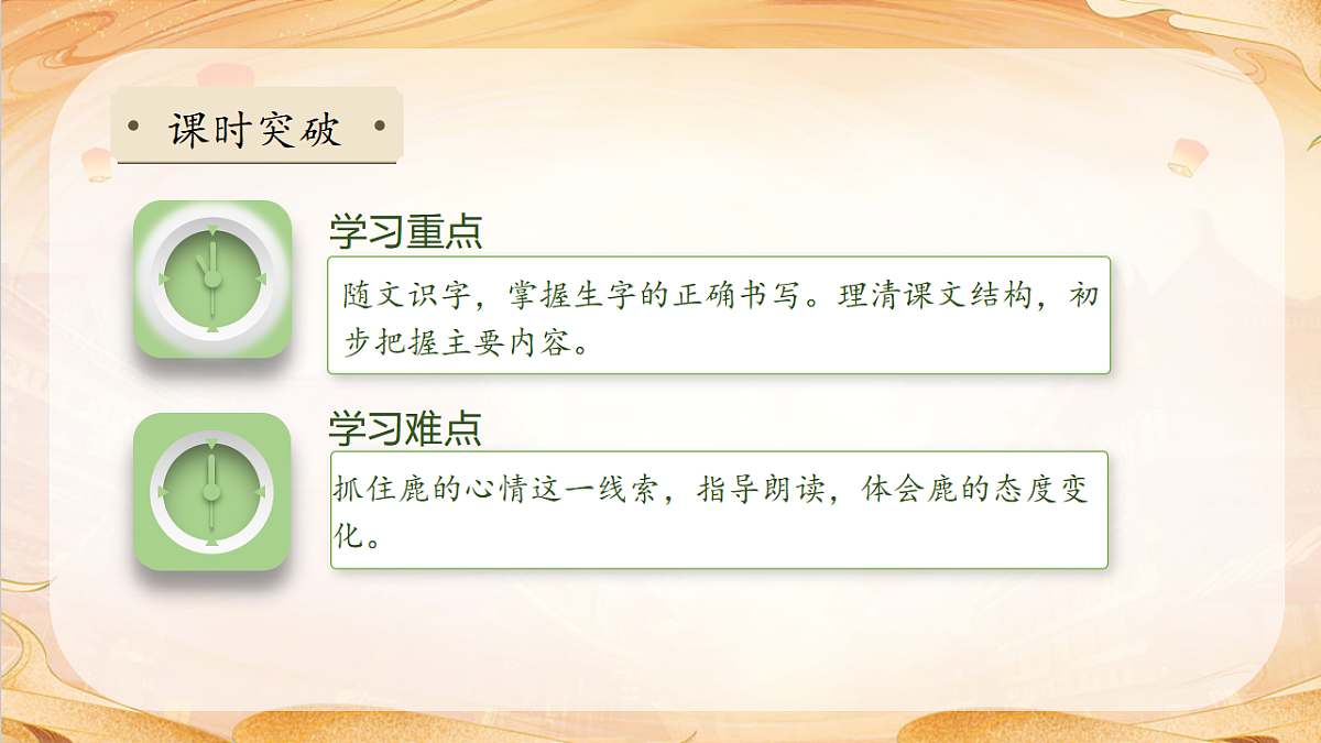 【任务型备课】统编版三年级语文下册-7. 鹿角和鹿腿 第1课时（课件）第5页