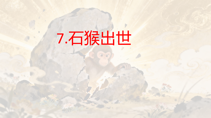 部编版小学语文五年级下册第二单元《猴王出世》课件第2页