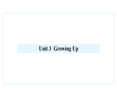 Unit 3 Growing Up Section A 1a-2d课件(内嵌音频) 人教版初中英语八年级下册