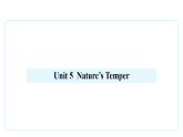 Unit 5 Nature’s Temper Section B 1a-1e课件(含内嵌视频)人教版初中英语八年级下册