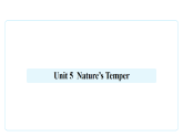 Unit 5 Nature’s Temper Section B 2a-2c 课件  人教版初中英语八年级下册