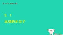 初中化学鲁教版（2024）九年级上册（2024）运动的水分子课堂教学课件ppt