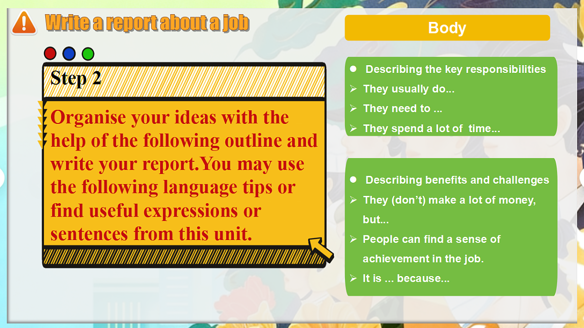 Unit1 Career talks Developing ideas Presenting ideas&Reflection新教材外研版八下英语同步课件第7页