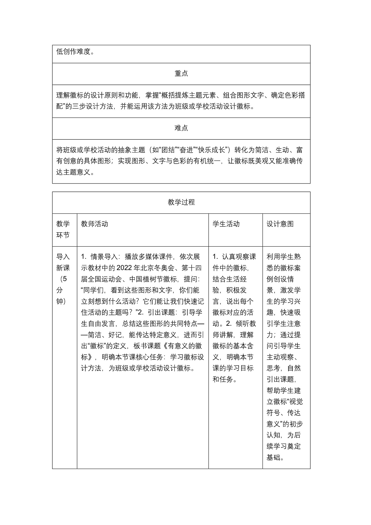 《有意义的徽标》教学设计第2页