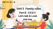 小学英语人教版PEP（2024）四年级下册（2024）Part B备课ppt课件