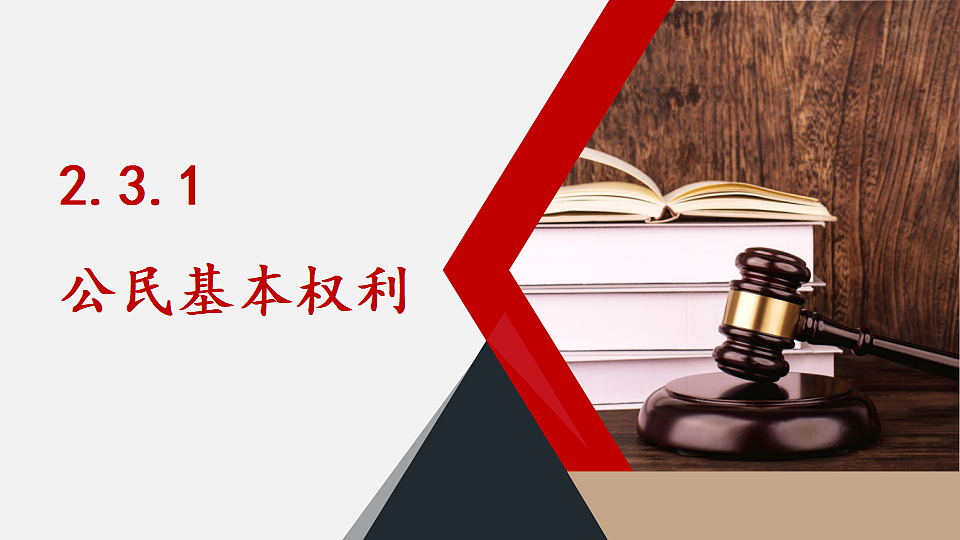 2.3.1 公民基本权利第1页