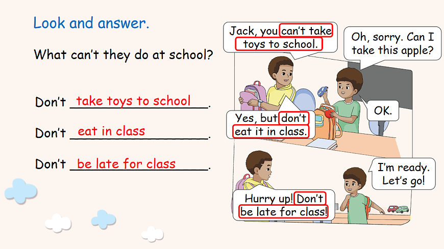 人教版4下Unit1 A 第1课时第7页