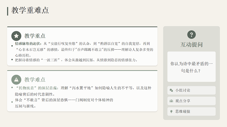 2026年统编版语文选择性必修下册古诗词诵读《拟行路难》教学课件第3页