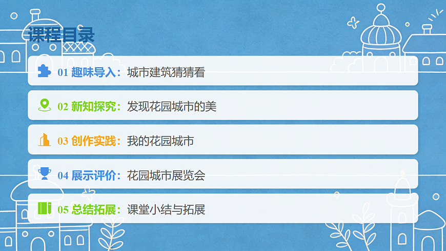 人美版（2024）二年级下册美术第二单元第2课《花园城市》课件第2页