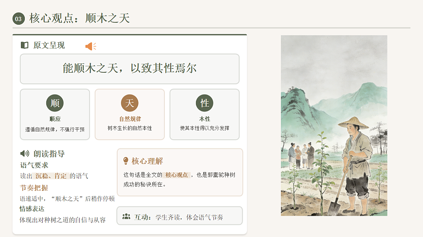 2026年统编版语文选择性必修下册第三单元11《种树郭橐驼传》教学课件第8页