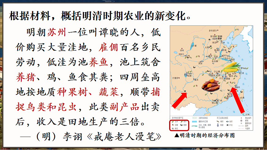 第20课 明清时期社会经济的发展第8页