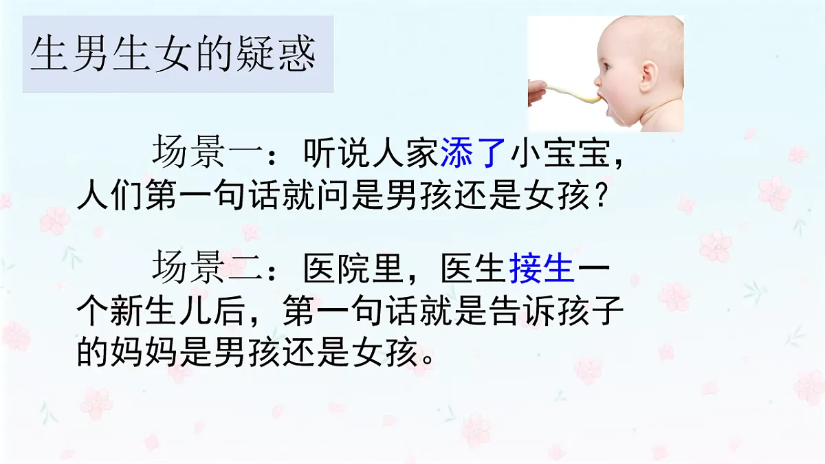 【核心生物】人教版初中生物八年级下册6.2.4《 人的性别决定》课件第5页