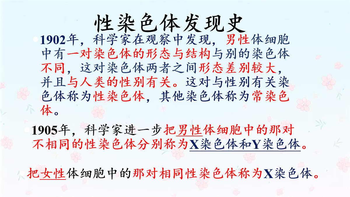 【核心生物】人教版初中生物八年级下册6.2.4《 人的性别决定》课件第7页