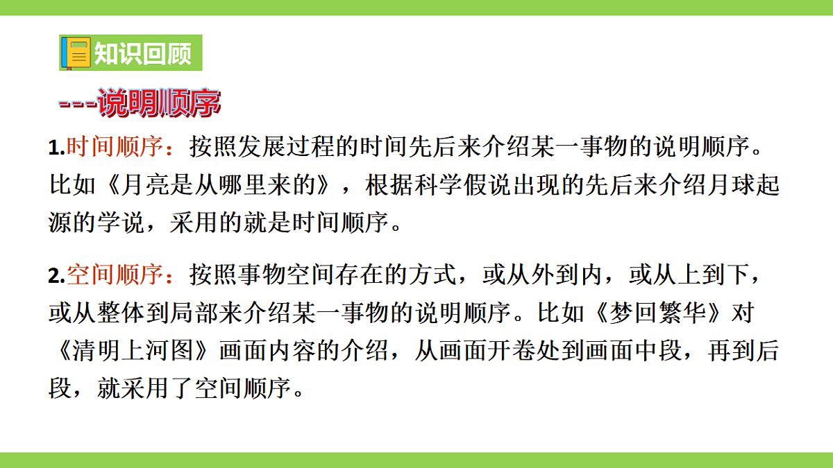 八下第二单元写作《 说明的顺序》【2022新课标】课件第5页