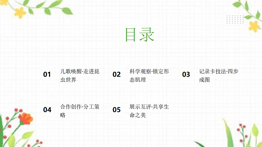 不息的生命：昆虫记录卡创作课第2页