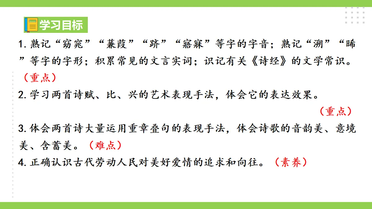 12《诗经》二首【2022新课标】课件第3页