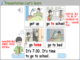 新人教版PEP（2024）英语四年级下册 Unit 3 Time for school Part B 第5课时 Let's learn （课件+含音视频）
