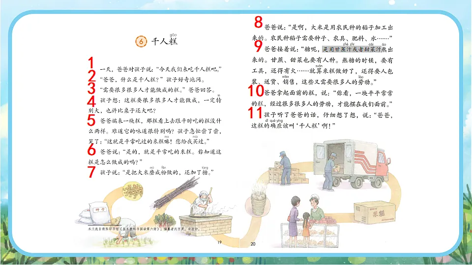 【核心素养】部编版小学语文二年级下册-6，千人糕-课件第4页