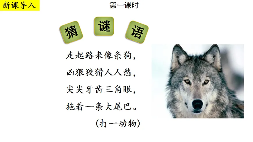 6 会摇尾巴的狼（课件）2025-2026学年部编版三年级语文下册第1页