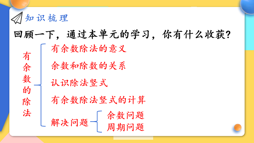 人教版小学数学二年级下册 第10课时《整理和复习》课件第3页