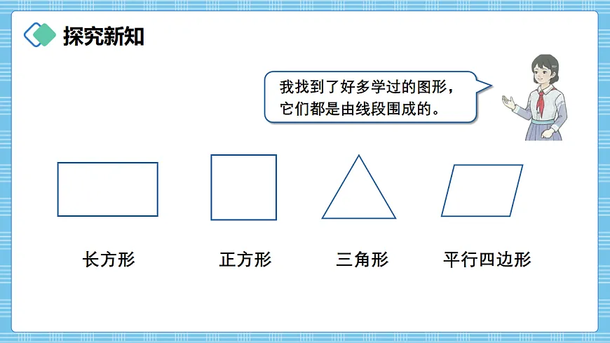 （2026新教材）人教版小学数学三年级下册3.1《认识多边形》PPT课件第3页