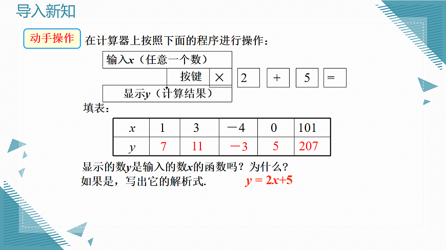 2026学年新人教版初中数学八年级下册22.2函数的表示方法（第2课时）课件第3页