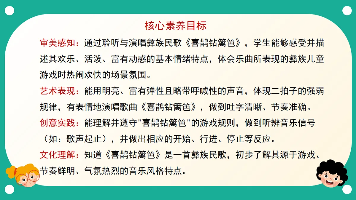 人音版小学音乐二年级下册第五单元《音乐游戏-喜鹊钻篱笆》课件第2页