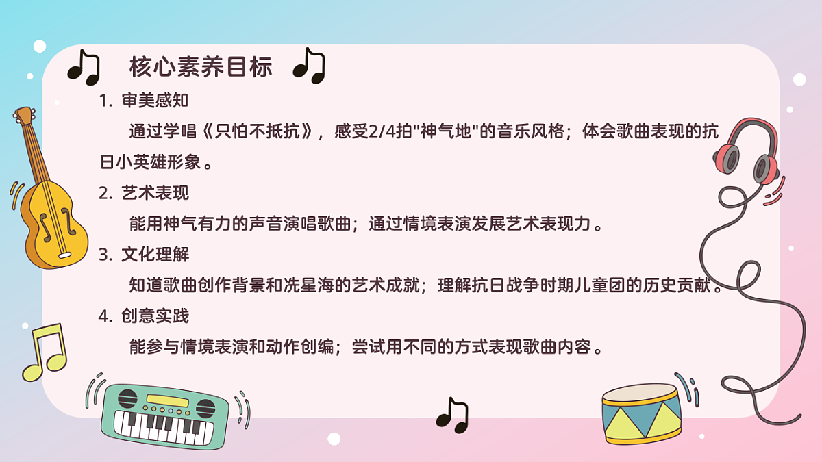《只怕不抵抗》课件第2页