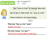 Unit 2  Busy as a Bee第2课时 课件 教科版英语四年级下册