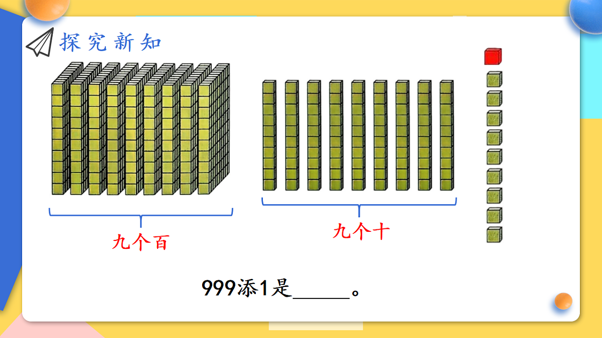 人教版小学数学二年级下册 第3课时《认识1000》课件第7页