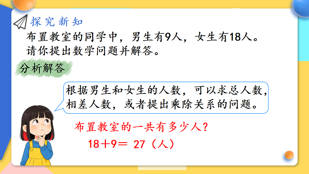 人教版小学数学二年级下册 第8课时《提问题》课件第5页