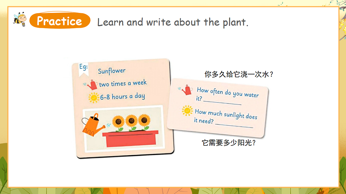 外研版（三起）英语四下 U4《Plant life》第5课时 Hit it big&Wrap up&Let's explore 课件第5页