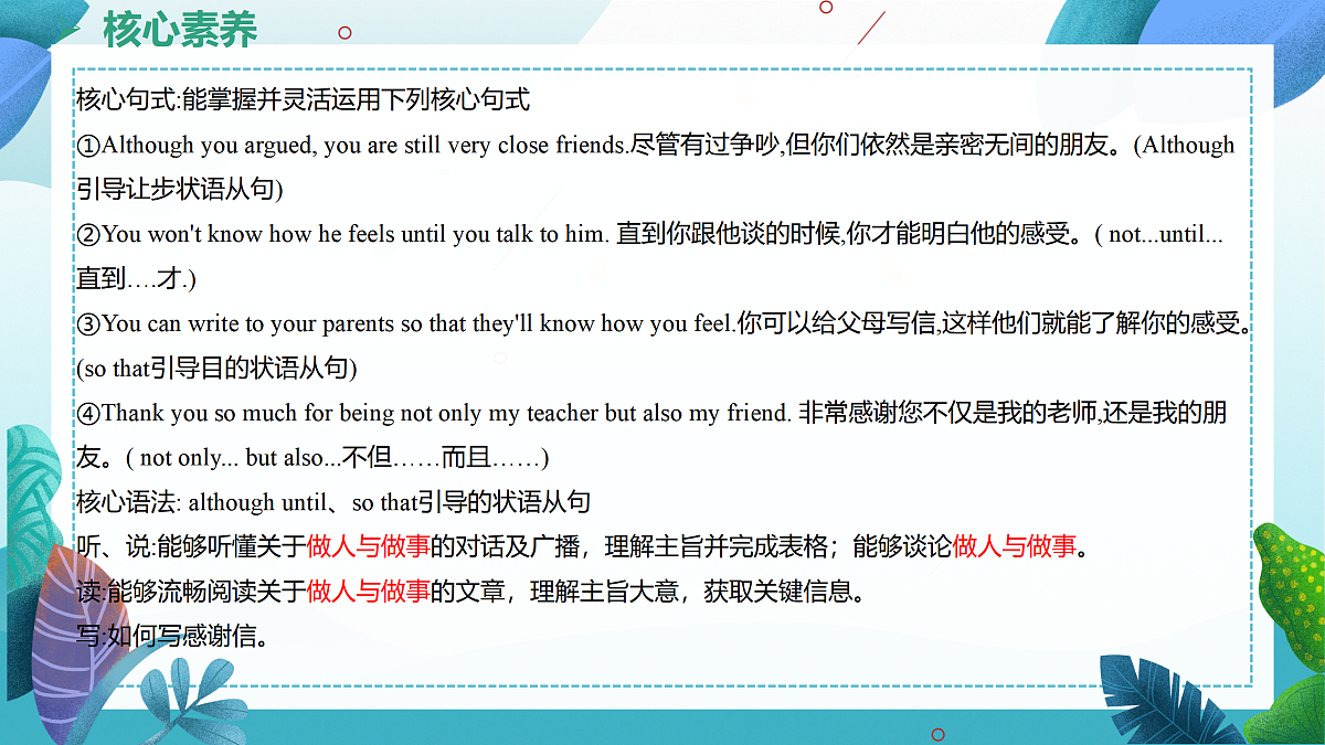 【核心素养】2026春新人教8下英语《Unit 3 Growing Up 05Section B 3a-Reflecting》 课件第7页