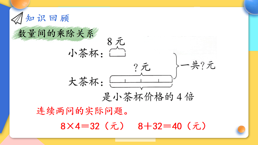 人教版小学数学二年级下册 第2课时《数量关系》课件第7页