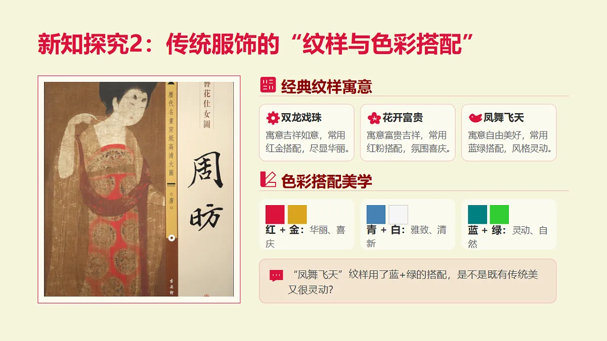 岭南版（2026）三年级下册第一单元第6课《霓裳上的绚丽多彩》课件第6页