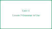 初中英语仁爱科普版（2024）八年级下册（2024）Grammar in use课堂教学课件ppt